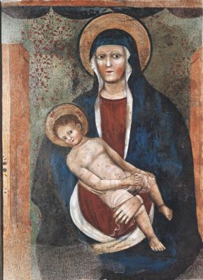 Cesena: Madonna col Bambino - anonimo giottesco XIV sec.
