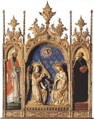 Varese: Annunciazione, S. Agostino e S. Filippo (1452) Antonio e Bartolomeo Vivarini
